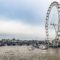 Themse London mit Riesenrad im Hintergrund
